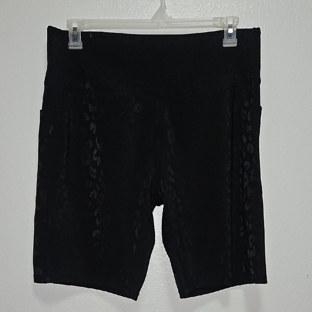 Vital Life Black Biker Shorts